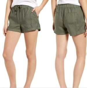 Caslon Olive Drawstring Lounge Shorts